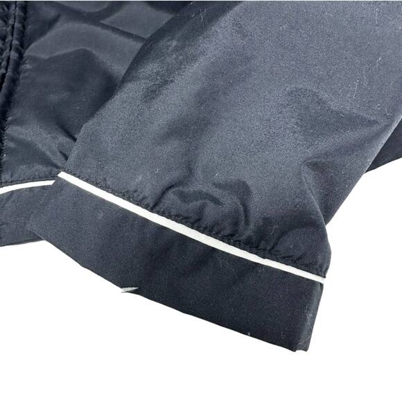 Nike Essential Womens Black Running Jacket VTG Track Windbreaker Size M Sporty - Picture 5 of 10